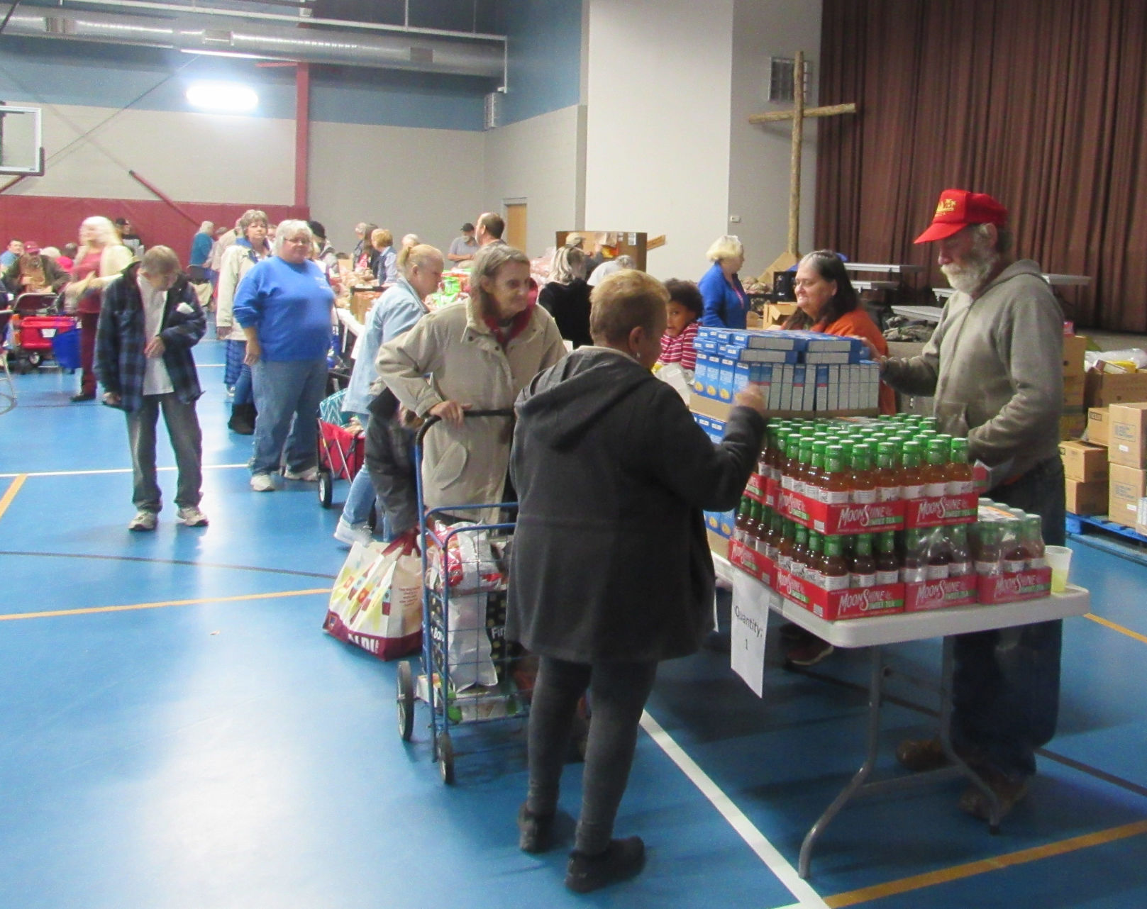 GLEANERS MAKES MONTHLY STOP